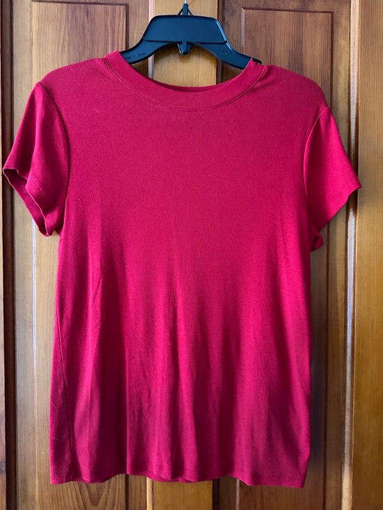a new day Tops - a new day Red Short Sleeve Crewneck Top Size XL